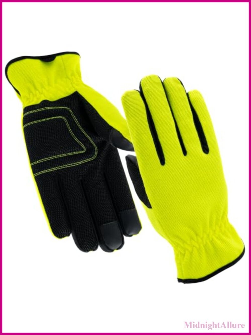 Touchscreen Digital Suede Utility Work Gloves Padded Palm Breathable Large